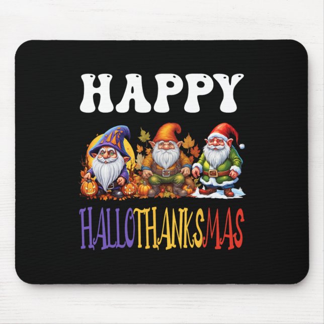 Lycklig Hallothanksmas Halloween Thanksgiving Kris Musmatta (Framsidan)