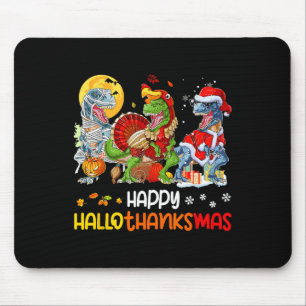 Lycklig Hallothanksmas Thanksgiving Dinosaur T Rex Musmatta