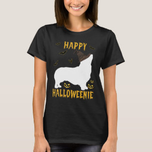 Lycklig Halloweiner Wiener Hund Costume Corgi Hall T Shirt