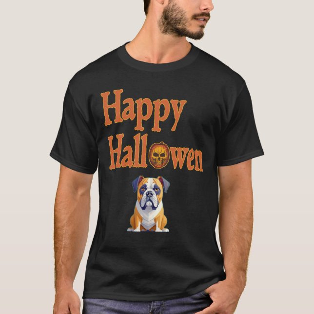 LYCKLIG HALLOWEN T SHIRT (Framsida)