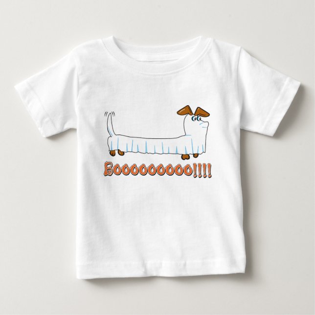 Lycklig Hallowiener T Shirt (Framsida)