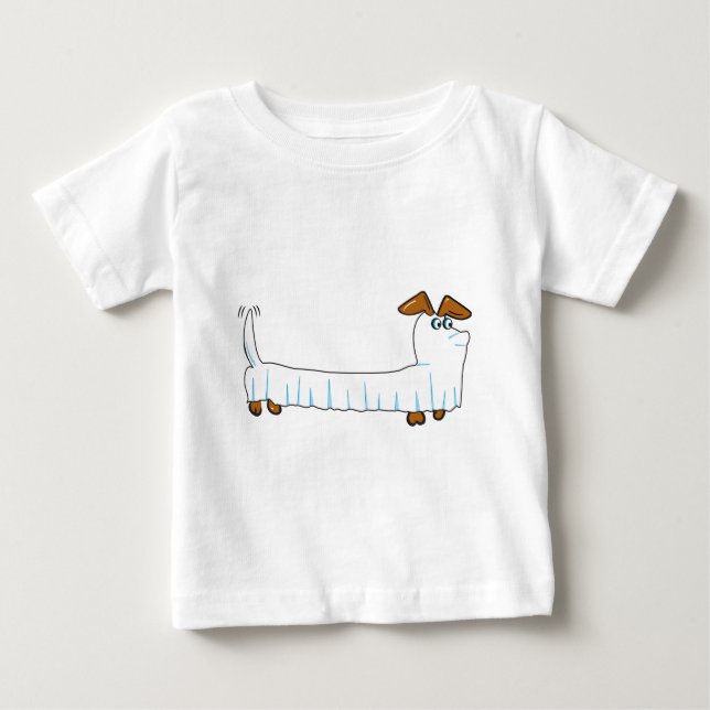 Lycklig Hallowiener Tee (Framsida)