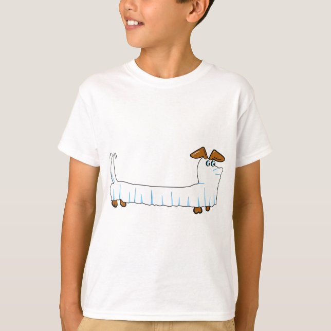 Lycklig Hallowiener Tee (Framsida)