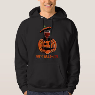 Lycklig Hallowine Drunk Pumpkin Hoodie