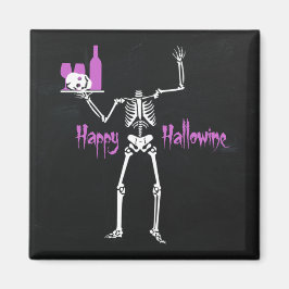 Lycklig Hallowine Headless Skeleton Magnet