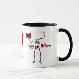 Lycklig Hallowine Headless Skeleton Mugg