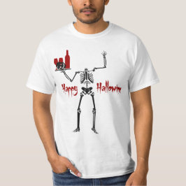 Lycklig Hallowine Headless Skeleton Tee Shirt