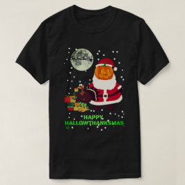 "LYCKLIG HALLOWTHANKSMAS" lustig julfest T Shirt