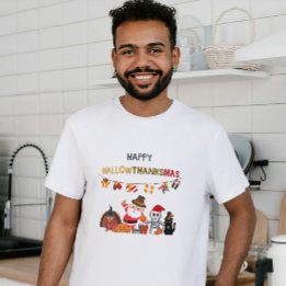 Lycklig Hallowthanksmas! Säsong T Shirt
