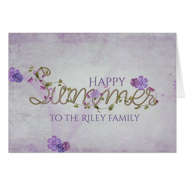 lycklig hälsningskort (Framsidan Horizontal)