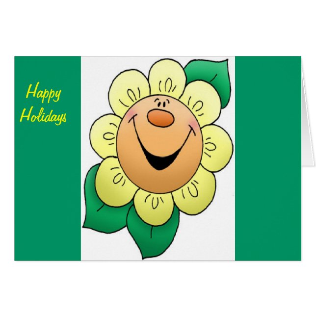 Lycklig Hälsningskort (Framsidan Horizontal)