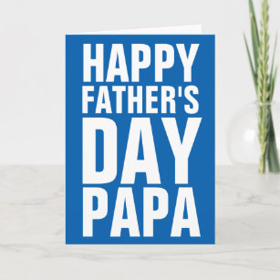 Lycklig-hälsningskort för Pappa för pappa Kort