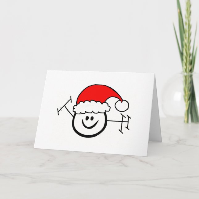 Lycklig Ham julkort Helgkort (Framsida)