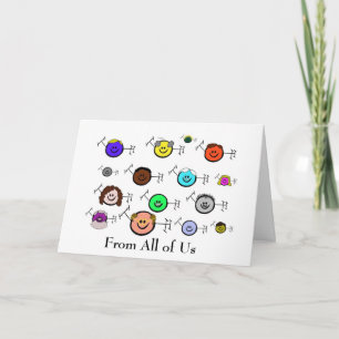 Lycklig Ham Klubb Greeting Card - Anpassa det! Kort