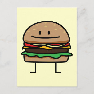 Lycklig Hamburger Vykort