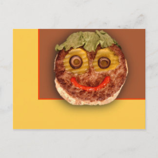Lycklig Hamburger Vykort