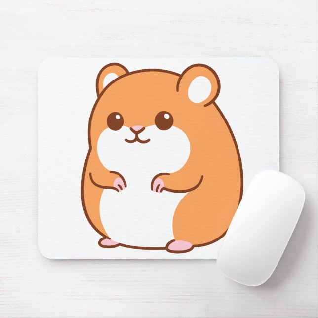 Lycklig Hamster Mousepad Musmatta (Med mus)