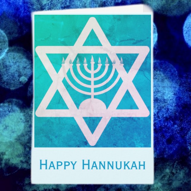 Lycklig Hannukah Helgkort (Skapare uppladdad)