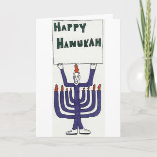 Lycklig Hannukah Helgkort