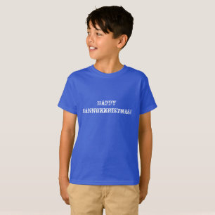 Lycklig Hannukkristmas! Hanukkah och jul 1-1 T-shirt