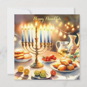 Lycklig Hanukkah