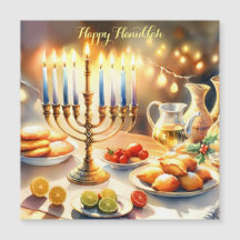 Lycklig Hanukkah
