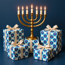 Lycklig Hanukkah 1a Papper