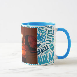 Lycklig Hanukkah Anpassningsbar Photo Coffee Kopp