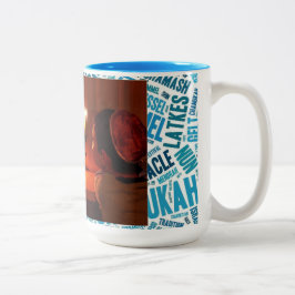 Lycklig Hanukkah Anpassningsbar Photo Coffee Kopp