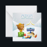 Lycklig Hanukkah Anteckningskort<br><div class="desc">Lycklig Hanukkah</div>
