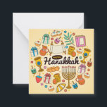 Lycklig Hanukkah Anteckningskort<br><div class="desc">Lycklig Hanukkah</div>