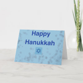 Lycklig Hanukkah-anteckningskort Tack Kort
