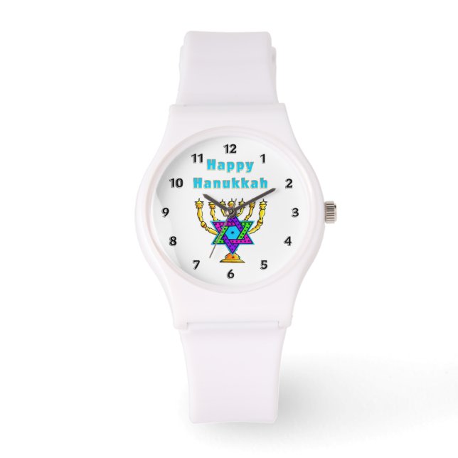 Lycklig Hanukkah Armbandsur (Framsida)