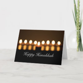 Lycklig Hanukkah Blank Greeting Card Helgkort