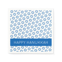 Lycklig Hanukkah Blue Star of David Helgdag Faith