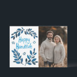 Lycklig Hanukkah Botanical Watercolor ANPASSNINGSB Kort<br><div class="desc">Söte teckning att önska någon lycklig hanukkah! Klicka på "Redigera med Design verktyg" om du vill lägga till ett eget foto och en egen text. Finns även som vykort, hälsningskort, fotokort eller digital nedladdning som skickas direkt via e-post eller sms. Kolla min butik för mer eller säg till om du...</div>