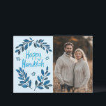Lycklig Hanukkah Botanical Watercolor ANPASSNINGSB Kort<br><div class="desc">Söte teckning att önska någon lycklig hanukkah! Klicka på "Redigera med Design verktyg" om du vill lägga till ett eget foto och en egen text. Finns även som vykort, hälsningskort, fotokort eller digital nedladdning som skickas direkt via e-post eller sms. Kolla min butik för mer eller säg till om du...</div>