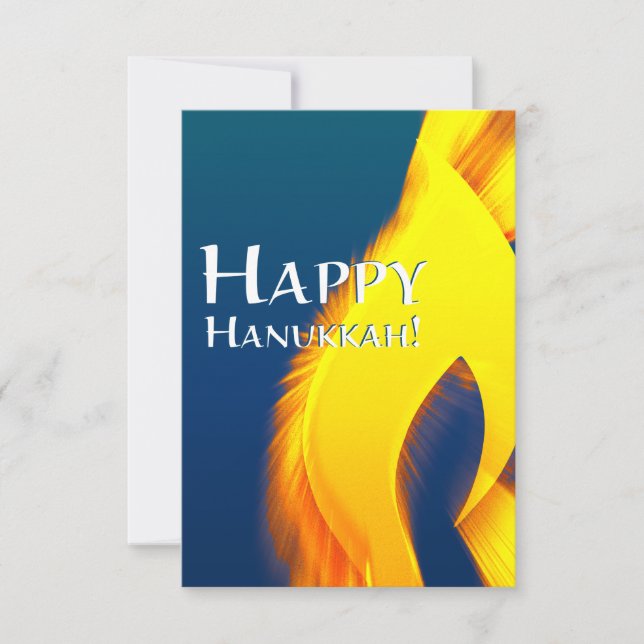 lycklig hanukkah (CandleShine) Inbjudningar (Framsida)