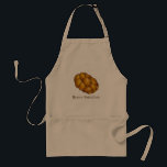 Lycklig Hanukkah Chanukah Challah Braided Bread Förkläde<br><div class="desc">Apron har en originalillustration av en kopp bröd. Perfekt för Hanukkah! Det finns också många ytterligare illustrationer från den här butiken. Ser du inte vad du är tittar för? Behöver du hjälp med anpassning? Kontakta Rebecca för att ha något designat bara för dig!</div>