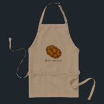 Lycklig Hanukkah Chanukah Challah Braided Bread Förkläde<br><div class="desc">Apron har en originalillustration av en kopp bröd. Perfekt för Hanukkah! Det finns också många ytterligare illustrationer från den här butiken. Ser du inte vad du är tittar för? Behöver du hjälp med anpassning? Kontakta Rebecca för att ha något designat bara för dig!</div>