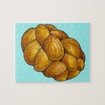 Lycklig Hanukkah Chanukah Challah Bread Loaf