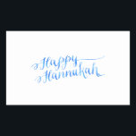 Lycklig Hanukkah Chanukah HANNUKKAH HANUKA Rektangulärt Klistermärke<br><div class="desc">Använda vår coola mall, grafik, grafik eller illustration och lägg sedan till ett namn, text, citattecken eller monogram för att skapa din egen anpassningsbar eller dekordetikett eller etikett med monogrammatiskt skrapbokmärke. Klicka på knappen "Anpassa den!" för att göra den helt anpassad. De här landskapsetiketterna är underbara gåvor för manar, kvinnor...</div>