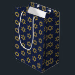 Lycklig Hanukkah Chanukah Helgdag Gift Bag<br><div class="desc">Faux-simulerad utformning av guld-folie ingår i denna konstruktion. Du hittar ytterligare samordningsposter i vår "Lycklig Hanukkah Chanukah"-samling.</div>