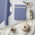 Lycklig Hanukkah Chanukah Helgdag Wrapping Papper Presentpapper<br><div class="desc">Faux-simulerad folie av guld ingår i denna design.Du hittar ytterligare koordinerande element i vår "Lycklig Hanukah Chanukah"-samling.</div>