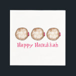 Lycklig Hanukkah Chanukah Jelly Donut Sufganiyah Pappersservett<br><div class="desc">En originalillustration av en gelémunk som är fylld med pulversocker. Perfekt för Hanukkah! Denna illustration av Chanukah finns också på andra produkter. Ser du inte vad du är tittar för? Behöver du hjälp med anpassning? Kontakta Rebecca för att få något designat bara för dig.</div>
