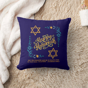 LYCKLIG HANUKKAH Chanukah Kudde