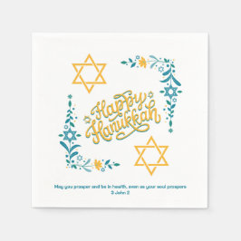 LYCKLIG HANUKKAH Chanukah Pappersservett