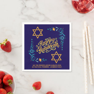 LYCKLIG HANUKKAH Chanukah Pappersservett
