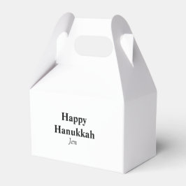Lycklig Hanukkah din namntextbild redigerbar Presentaskar