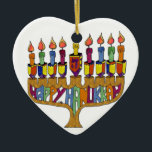 Lycklig Hanukkah Dreidels Menorah Julgransprydnad Keramik<br><div class="desc">Du visar Lee Hiller Design Collection. Apparatur,  gåvor och samlarföremål Lee Hiller Photography eller Digital Art Collection. Du kan visa hennes naturfotografi på http://HikeOurPlanet.com/ och följa hennes vandrande blogg i Hett Vår nationalpark.</div>